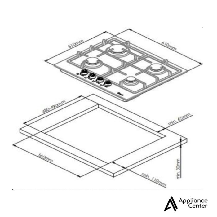 Horno Eléctrico 60 cm PFA640X Airon - Imagen 5