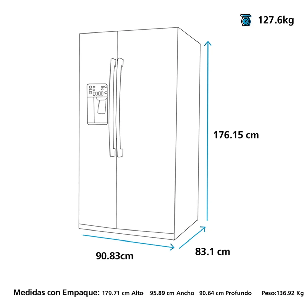 Nevecón 755L Profile | PQL26PGKCSS - Imagen 7