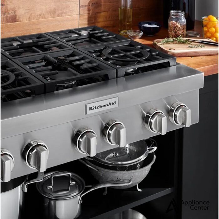 Cubierta Profesional Gas 36" KitchenAid KCGC506JSS - Imagen 5