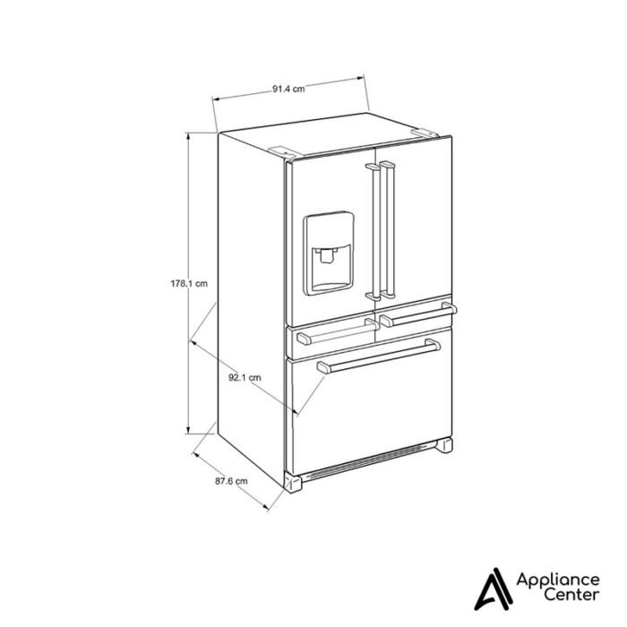 Refrigerador French Door 731L KitchenAid KRMF706EBS - Imagen 7