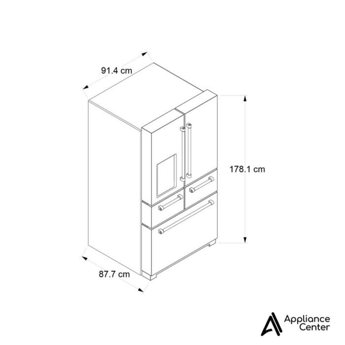 Refrigerador French Door 731L KitchenAid KRMF706ESS - Imagen 7