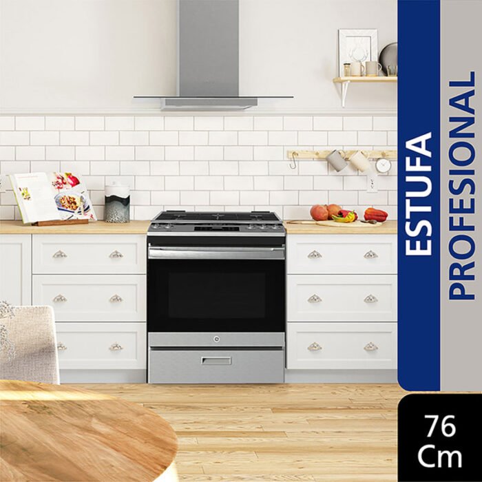 Cocina de Piso a Gas GE EG7686SSC0 | 76cm - Imagen 8