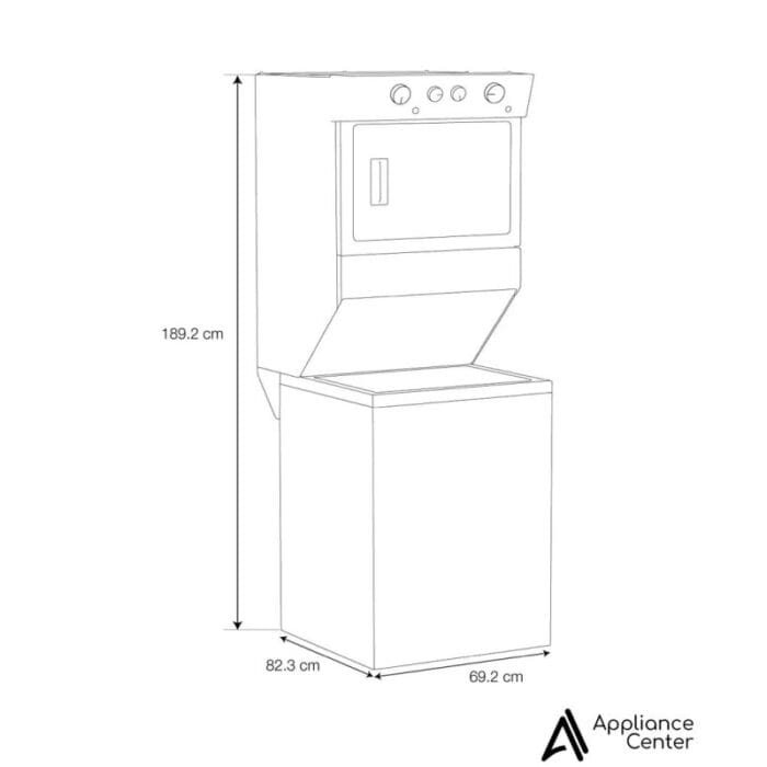 Torre Lavadora-Secadora Eléctrica 20 kg HE 7MWET4027HW - Imagen 3