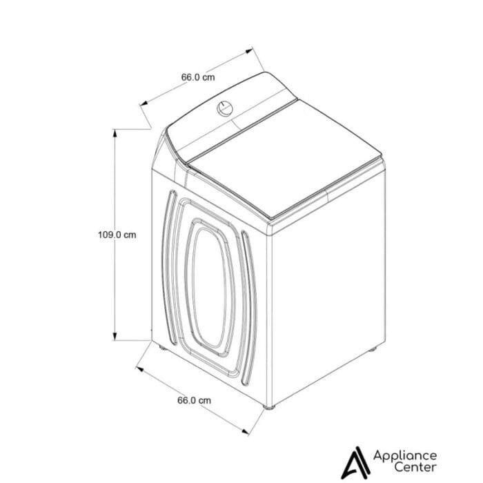 Lavadora Carga Superior 24 kg Xpert System 8MWTWCO31WJB - Imagen 2