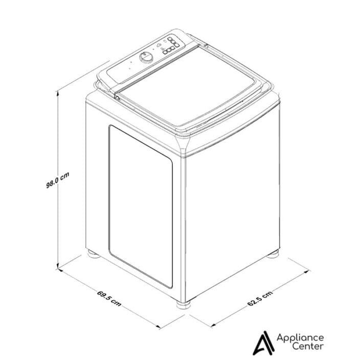 Lavadora Automática 16 kg Acros WWN16ABAAC - Imagen 6
