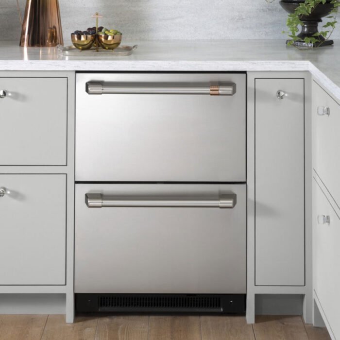 Refrigerador Dual Cajón Café CDE06RP2NS1 | 5.7 Cu. Ft. | Vidrio Platino Empotrable | Inteligente con WiFi - Imagen 2