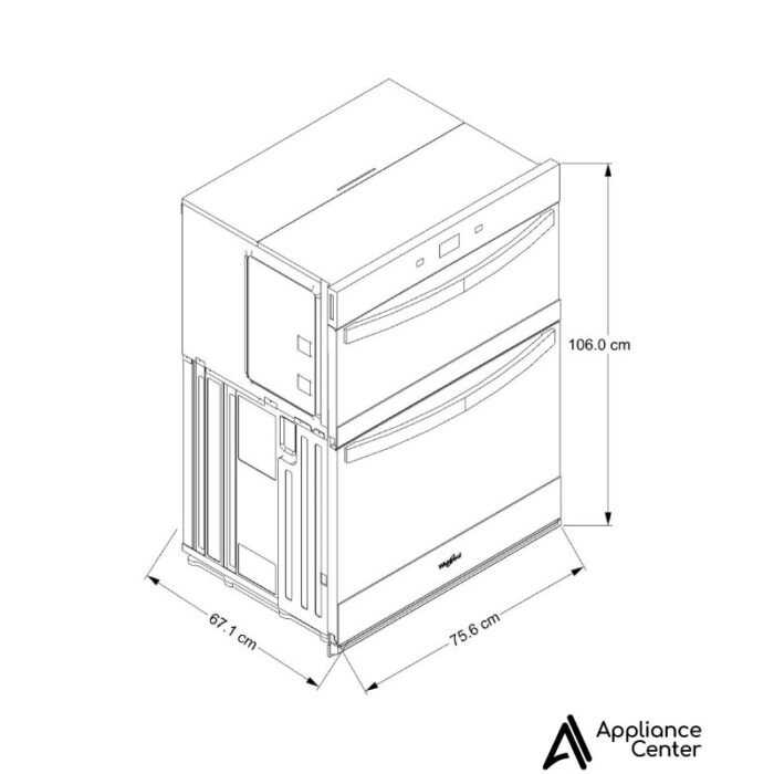 Horno Eléctrico Whirlpool WOEC7030PV 30 Litros - Imagen 2