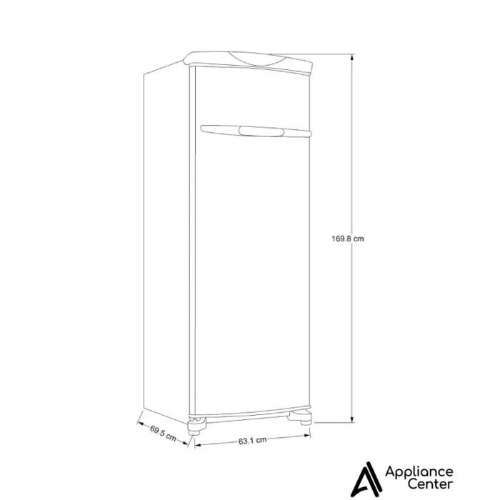 Congelador Vertical Whirlpool WVR28NBTWF 286 Litros - Imagen 4