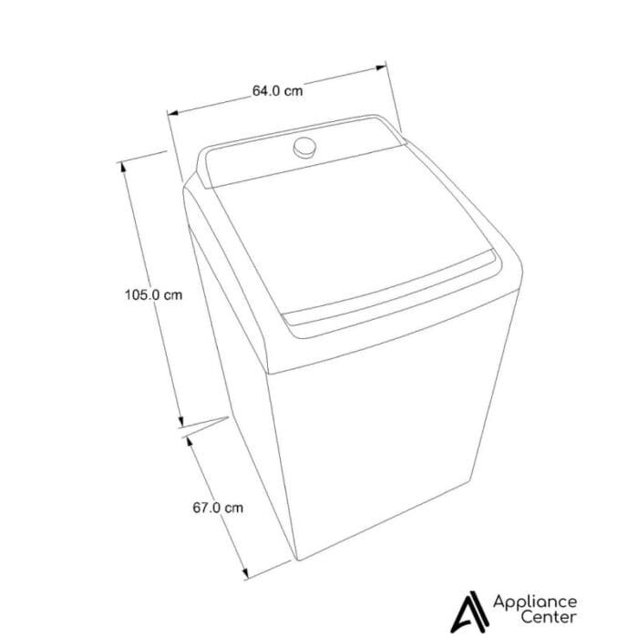 Lavadora Carga Superior 15 kg Intelidrive WWG15BBHLA - Imagen 2