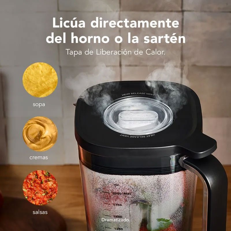 Licuadora de Alta Potencia KitchenAid 2L Negro Mate 7KSB2072MBM - Imagen 5