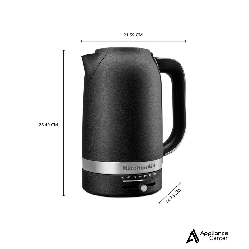 Hervidor Eléctrico KitchenAid 1.7L Temperatura Variable KEK1701BM - Imagen 5