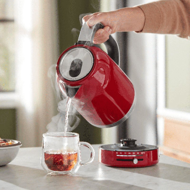 Hervidor Eléctrico KitchenAid 1.7L Rojo Imperio KEK1701ER - Imagen 4