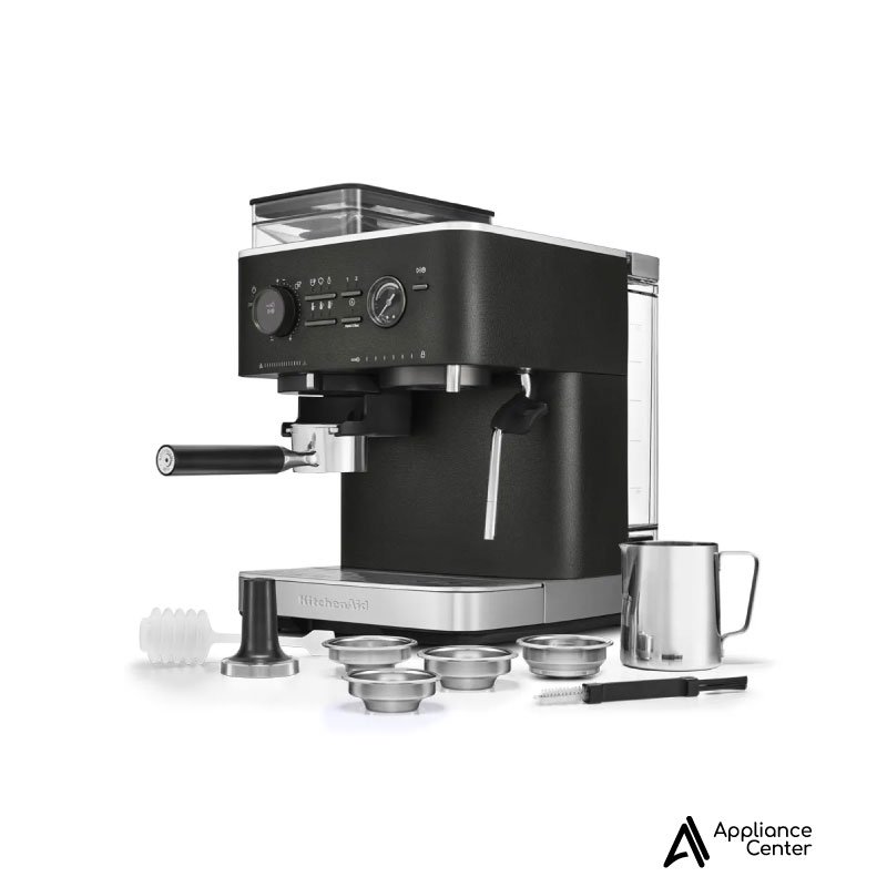 Máquina de Espresso Semiautomática con Molino KitchenAid KES6551BK - Imagen 3