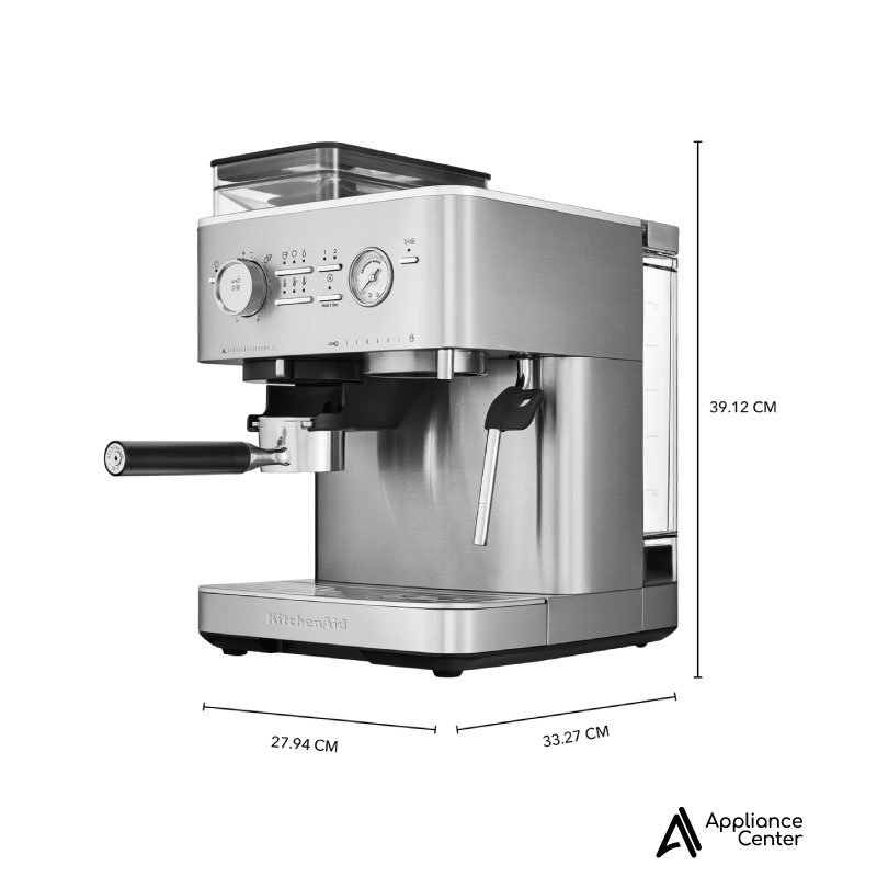 Máquina de Espresso Semiautomática con Molino KitchenAid KES6551BK - Imagen 5
