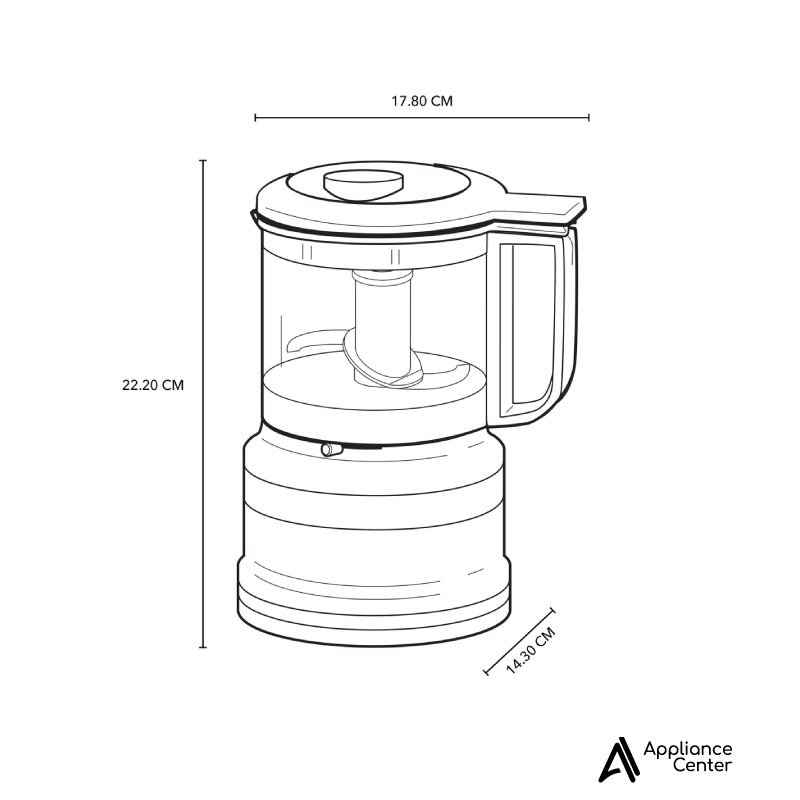 Mini Procesador de Alimentos KitchenAid 3.5 Tazas Pistacho KFC3516PT - Imagen 4
