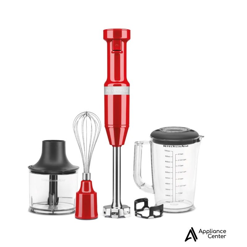 Kit Licuadora de Inmersión KitchenAid con Accesorios Rojo KHBV83ER - Imagen 2