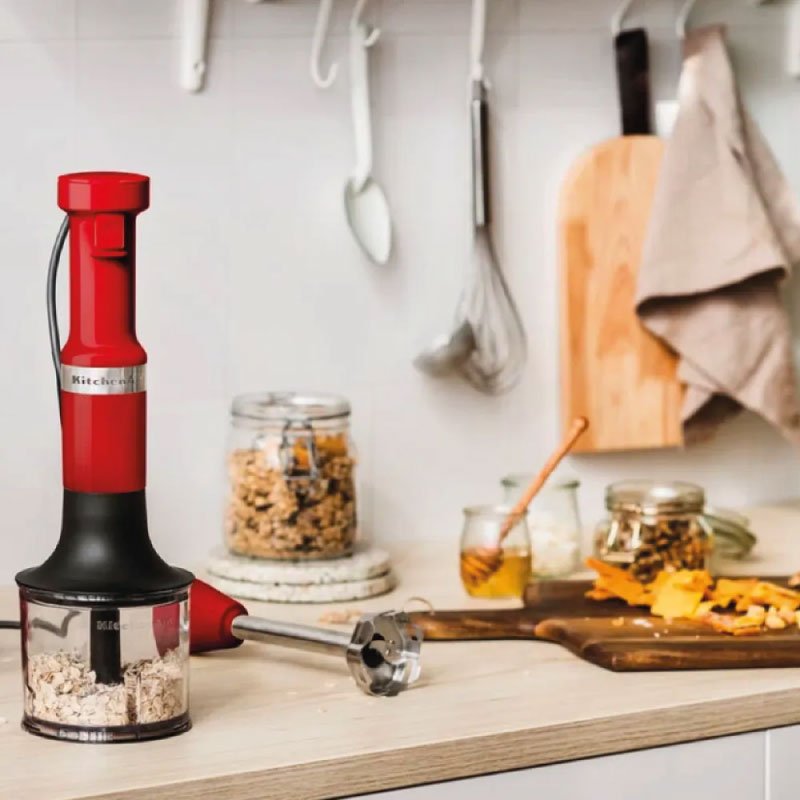 Kit Licuadora de Inmersión KitchenAid con Accesorios Rojo KHBV83ER - Imagen 3