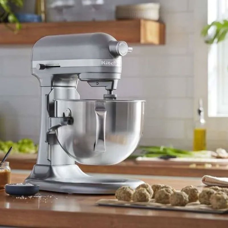 Batidora KitchenAid de Tazón Elevable 5.6L Plata KSM60SECXCU - Imagen 5