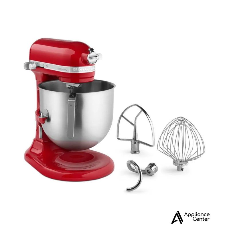 Batidora Comercial KitchenAid 7.6L (8 Quart) Roja KSM8990ER (Certificada NSF) - Imagen 2