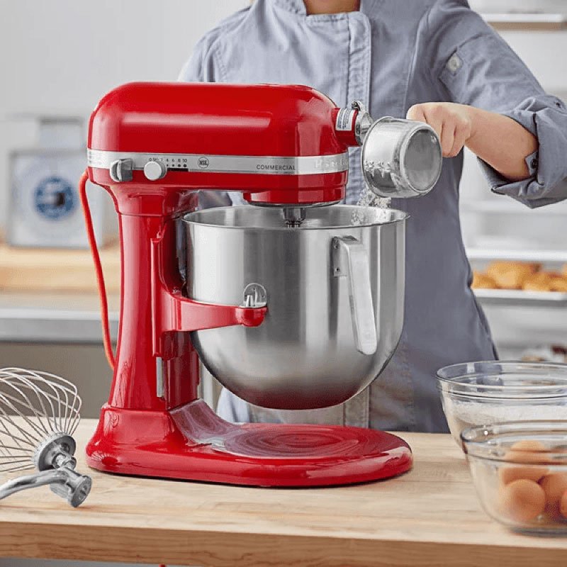 Batidora Comercial KitchenAid 7.6L (8 Quart) Roja KSM8990ER (Certificada NSF) - Imagen 4