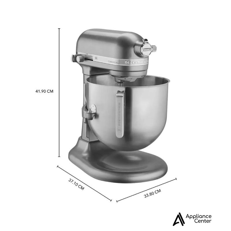 Batidora Comercial KitchenAid 7.6L (8 Quart) Roja KSM8990ER (Certificada NSF) - Imagen 5
