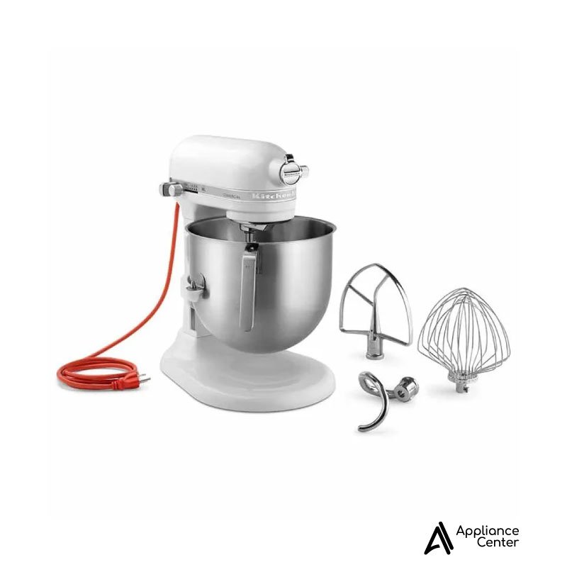 Batidora Comercial KitchenAid 7.6L (8 Quart) Blanco KSM8990WH (Certificada NSF)