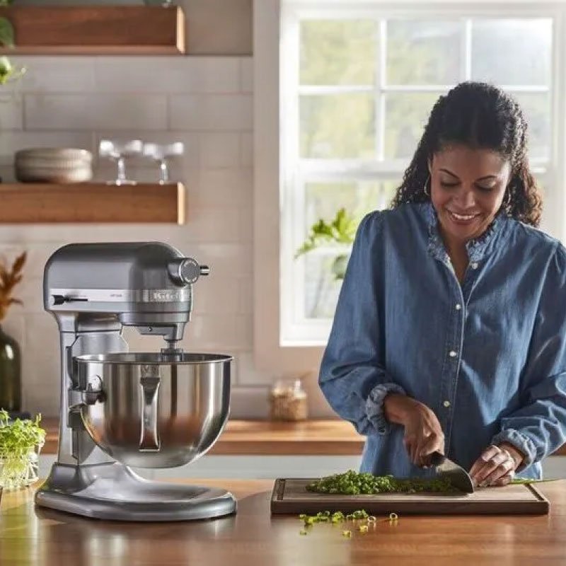 Batidora KitchenAid de Tazón Elevable 5.6L Plata KSM60SECXCU - Imagen 6