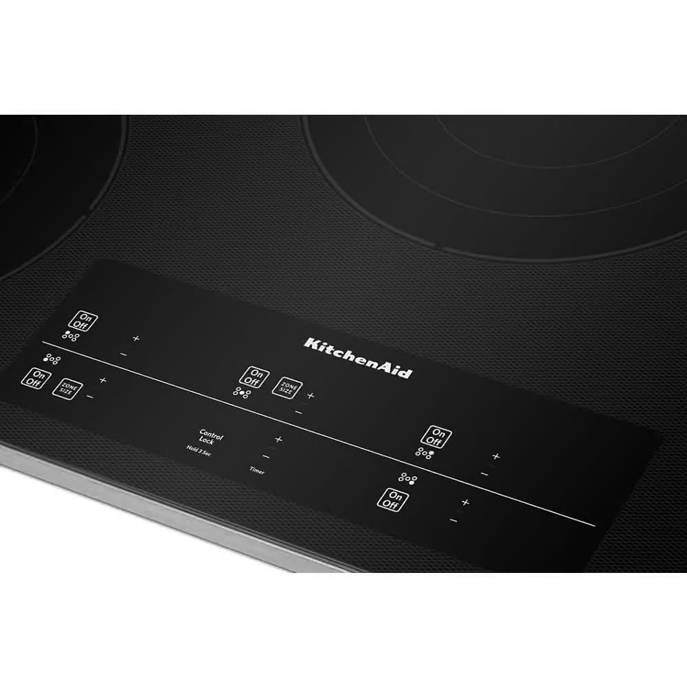 Cubierta eléctrica de 36" con 5 elementos y controles táctiles Kitchenaid - KCES956KSS - Imagen 2