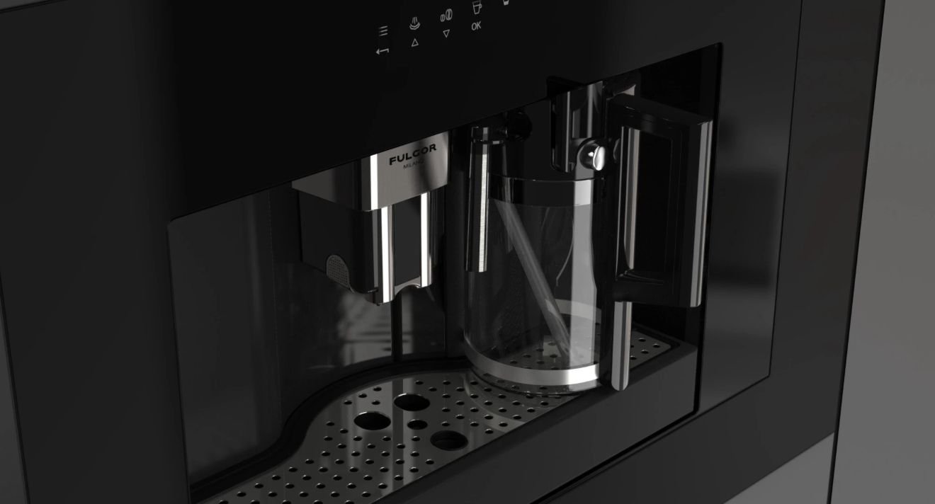 Máquina de café empotrable automática 75cm Fulgor Milano - F7MTK30BCMB + F7BC24B1 - Imagen 2