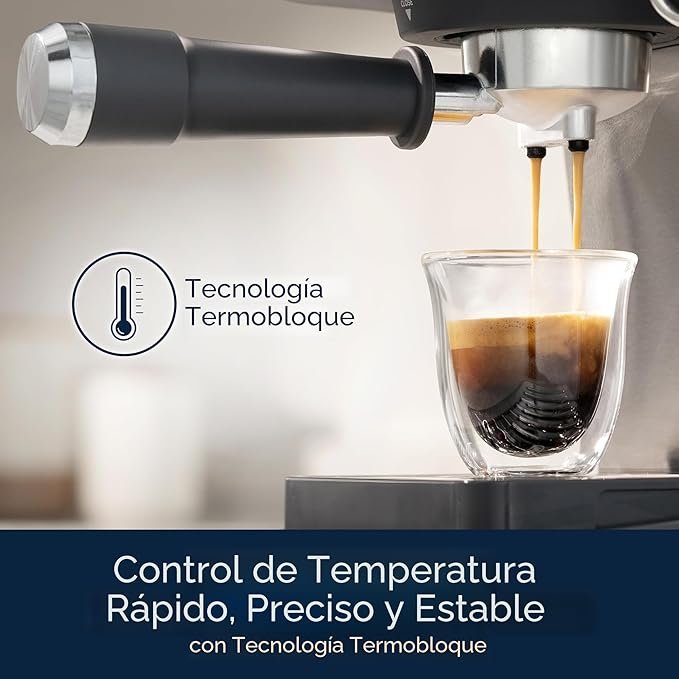 Cafetera Classic- Máquina Espresso con espumador de leche Delonghi - EM450M - Imagen 3