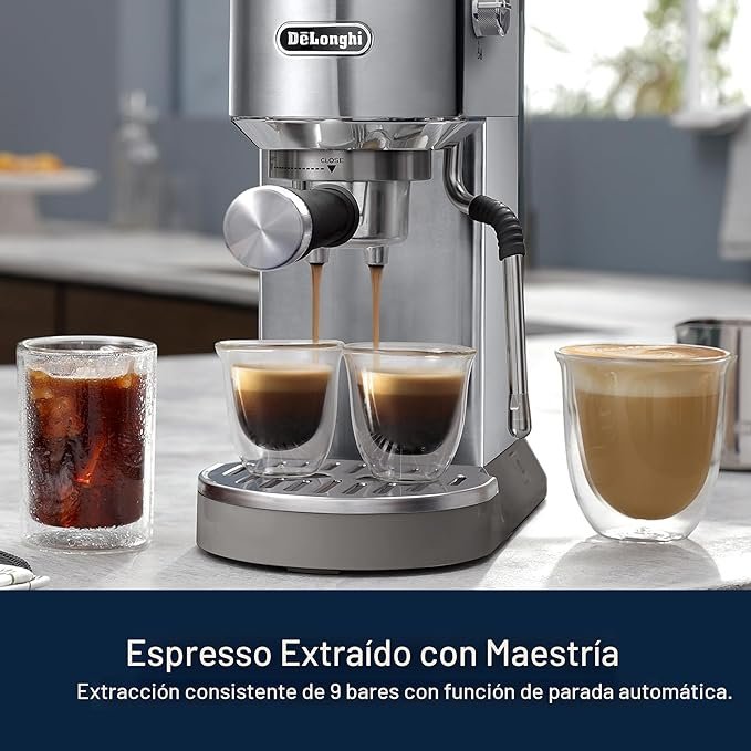 Cafetera Dedica Duo Pantalla Digital y Cold Brew Delonghi - EC890M - Imagen 2