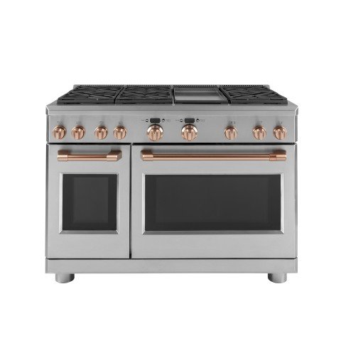 Juego de manija y perilla de cobre cepillado CAFÉ™ de 48” para cocina Pro y Rangetop GE CAFÉ - CXPR8HKPMCU - Imagen 2