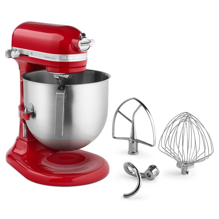 Batidora KitchenAid Comercial 7,6 Lts Rojo - KSM8990ER - Imagen 2