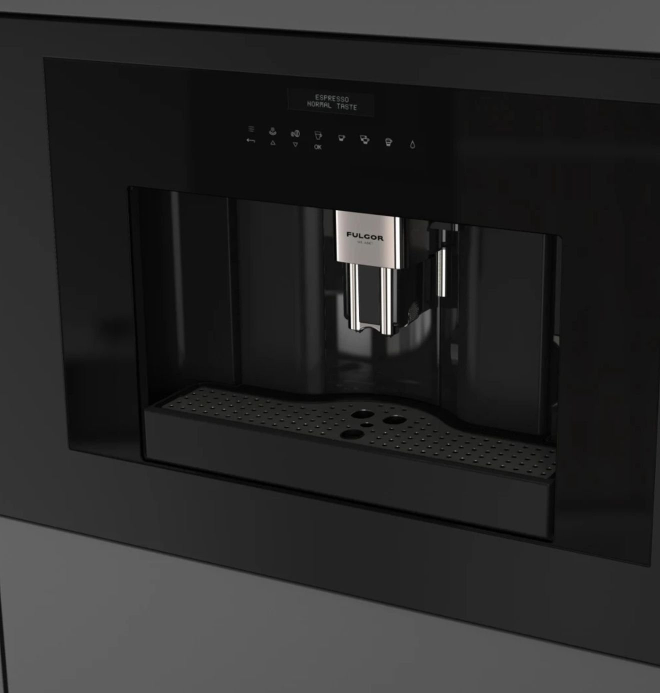 Máquina de café empotrable automática 75cm Fulgor Milano - F7MTK30BCMB + F7BC24B1 - Imagen 4