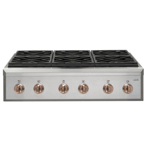 Juego de manija y perilla de cobre cepillado CAFÉ™ de 36" para cocinas Pro y Rangetop GE CAFÉ - CXPR6HKPMCU - Imagen 2