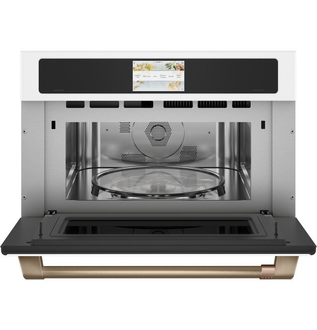 Horno inteligente cinco en uno CAFÉ™ de 30" con tecnología Advantium® de 120 V GE CAFÉ - CSB913P4NW2 - Imagen 2