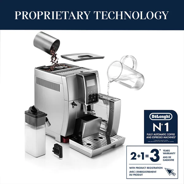 Cafetera Super Automática DINAMICA LATTECREMA ECAM35075SI Delonghi - Imagen 2
