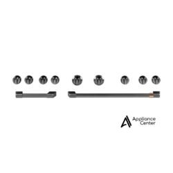 Juego de manija y perilla CAFÉ™ de 48” en negro cepillado para cocinas Pro y Rangetop GE CAFÉ - CXPR8HKPMBT