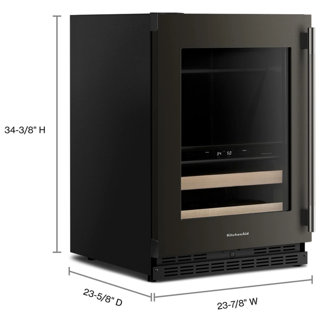 Centro de bebidas de 24 pulgadas empotrado bajo encimera Kitchenaid - KUBL524SBE - Imagen 3