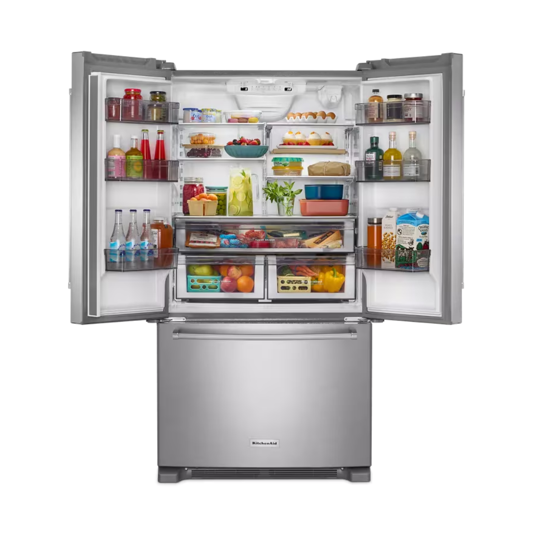 Refrigerador de puerta francesa de 20 pies cúbicos Kitchenaid - KRFC136TPS - Imagen 2