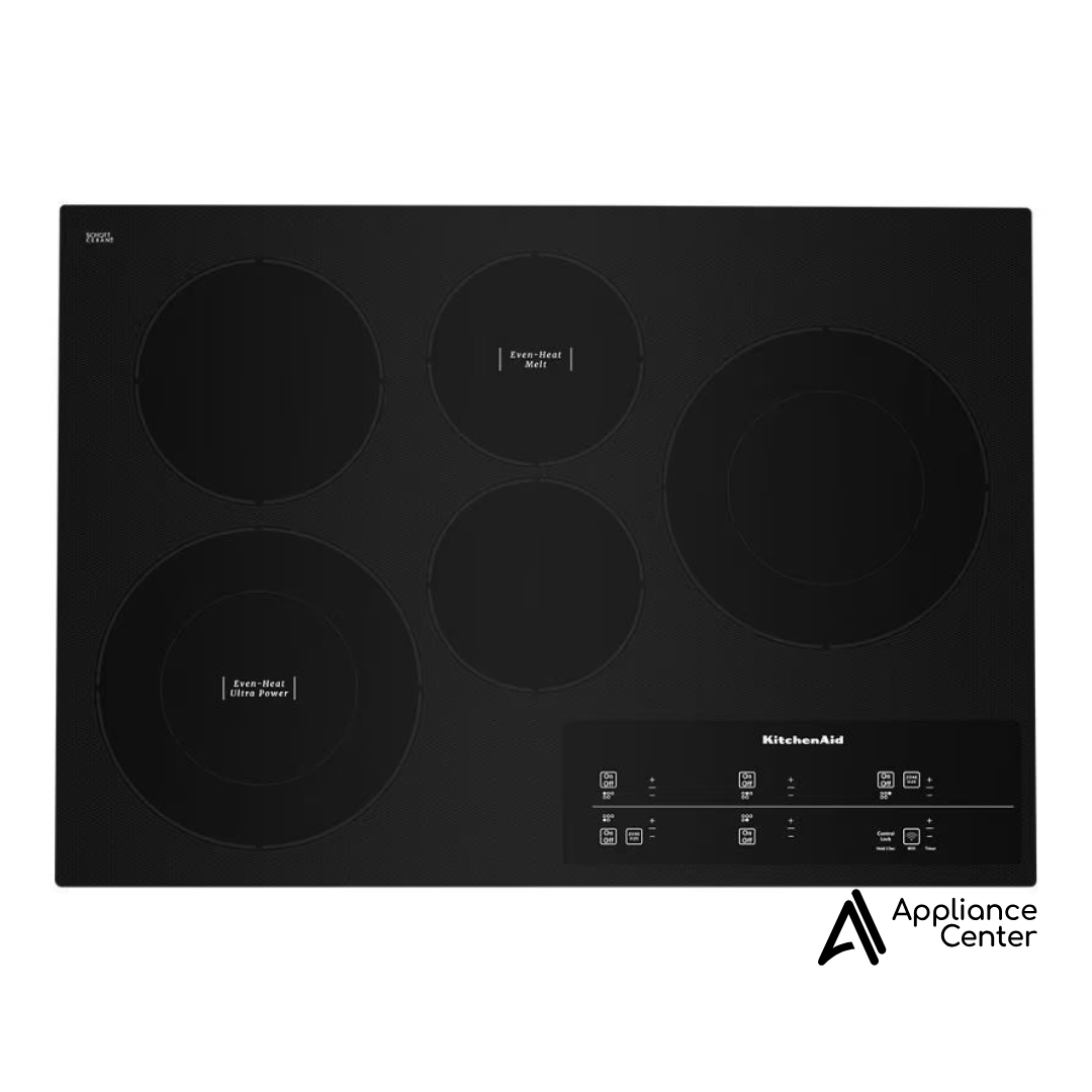 Cubierta eléctrica de 30" con 5 elementos y controles táctiles Kitchenaid - KCES950KSS