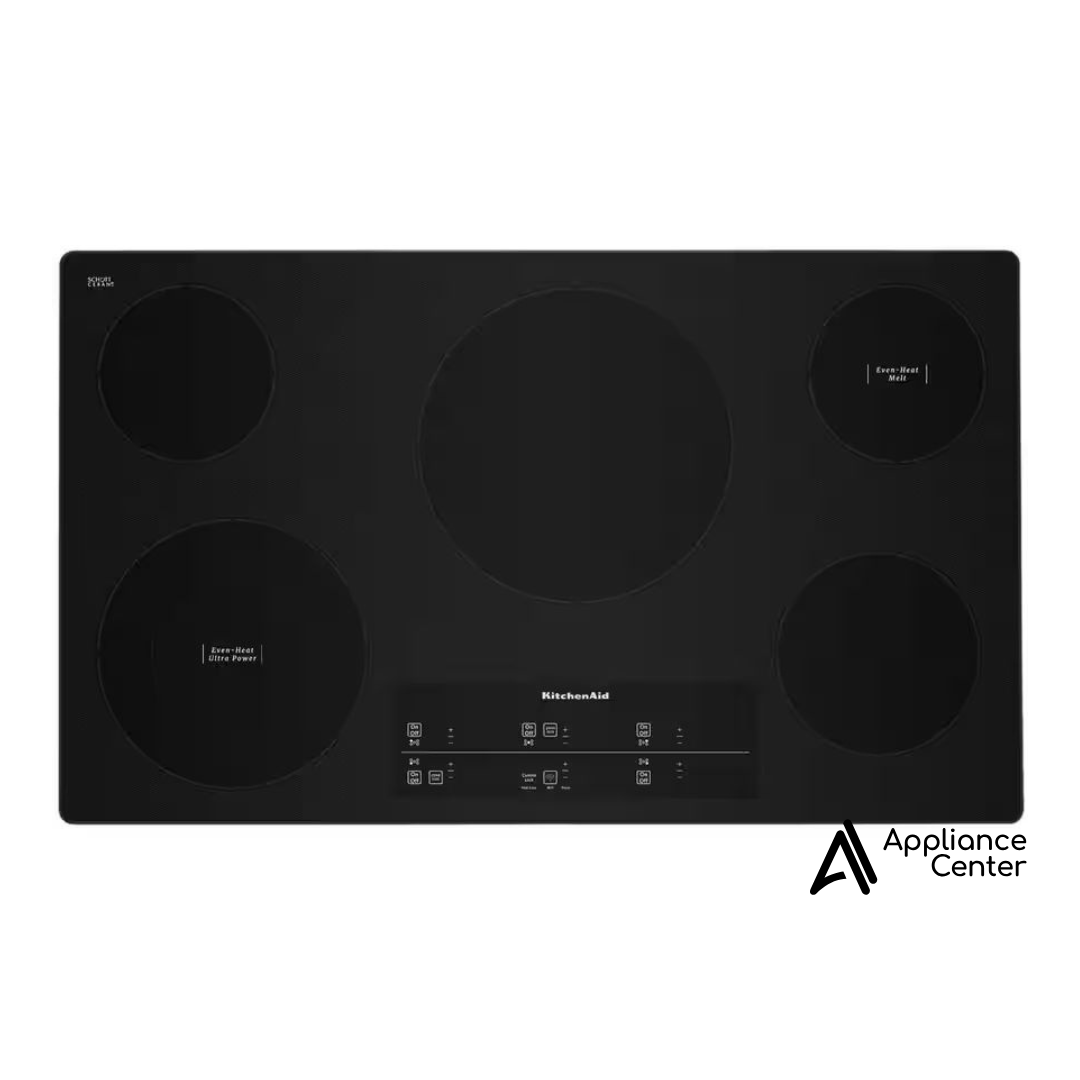 Cubierta eléctrica de 36" con 5 elementos y controles táctiles Kitchenaid - KCES956KSS