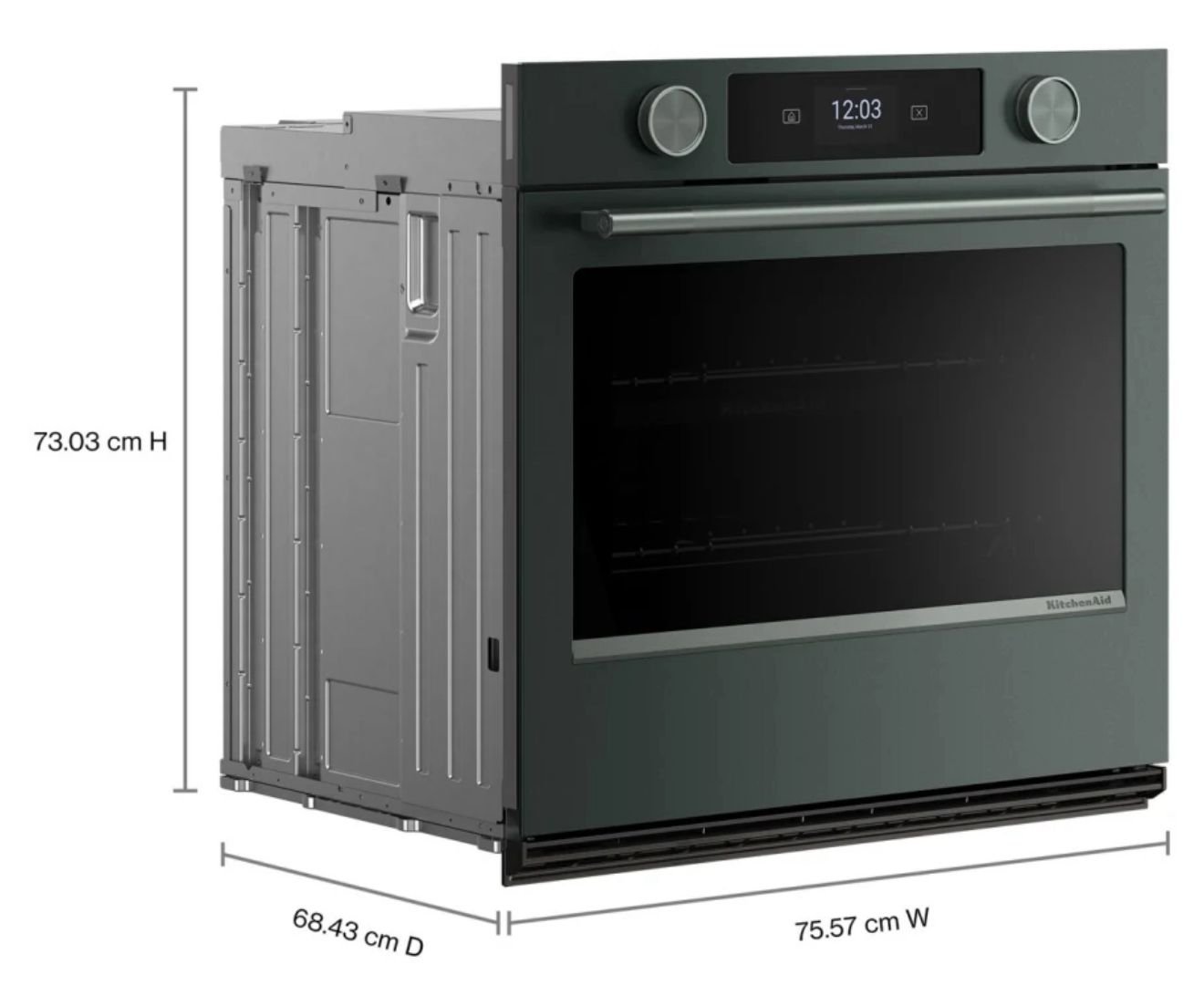 Horno de pared inteligente individual de 30 pulgadas con cocción asistida Kitchenaid - KOES730SJP - Imagen 3
