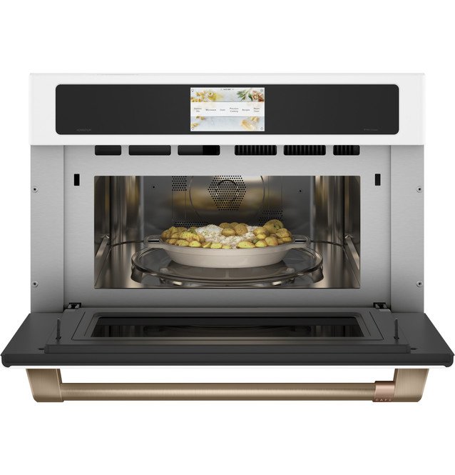 Horno inteligente cinco en uno CAFÉ™ de 30" con tecnología Advantium® de 120 V GE CAFÉ - CSB913P4NW2 - Imagen 4