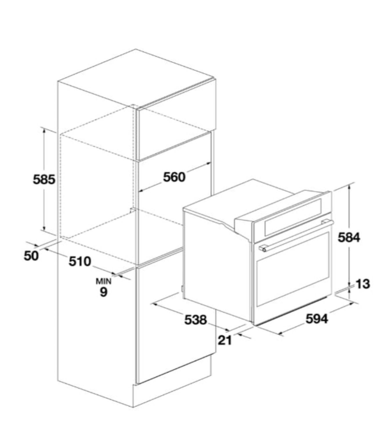 Horno Multifunción 60cm Fulgor Milano - FCO6215TEMX - Imagen 5