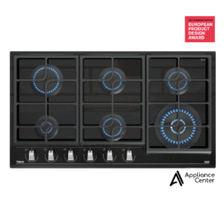 Placa Cristal Gas con función ExactFlame en 90 cm Teka - GZC 96310 XBB