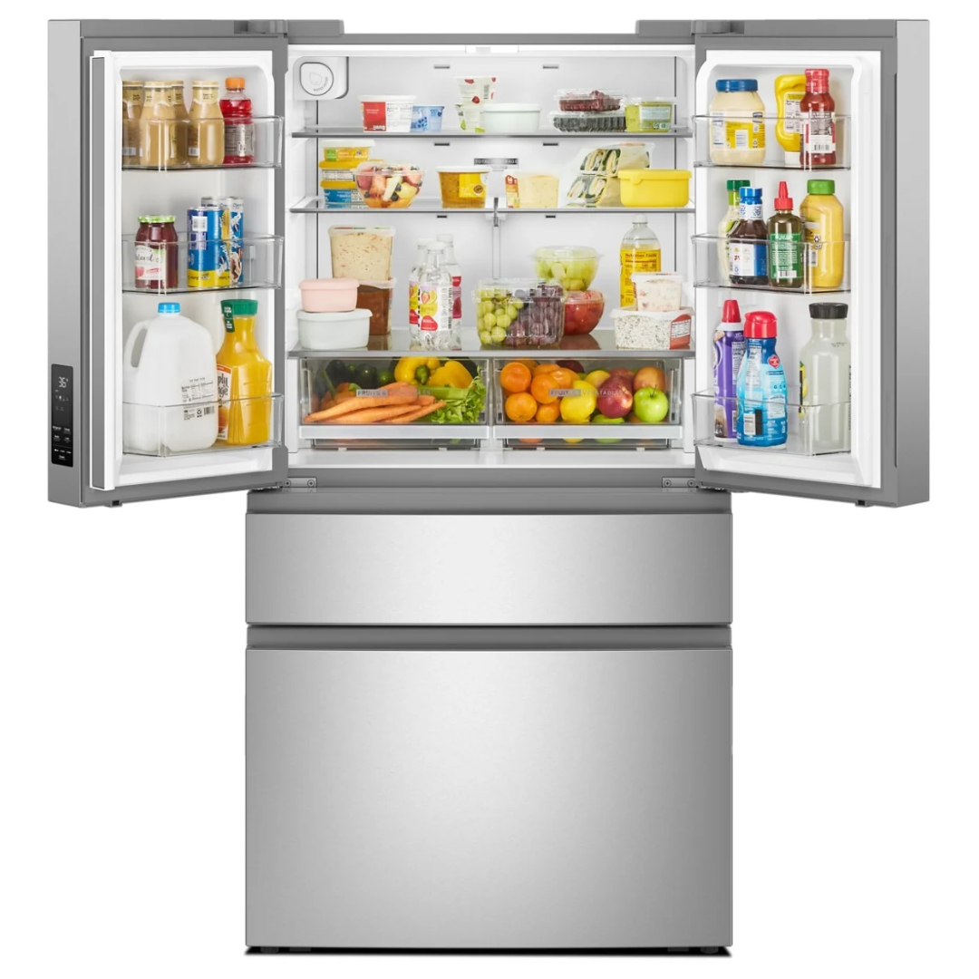Refrigerador Whirlpool® de 30 pies cúbicos con puerta francesa y capacidad familiar, con cajón de temperatura flexible Whirlpool - WRMF3336SZ - Imagen 2