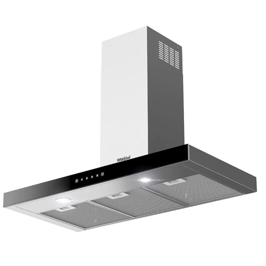 Campana de pared 90cm Acero Inoxidable Whirlpool - WHW9010S - Imagen 2