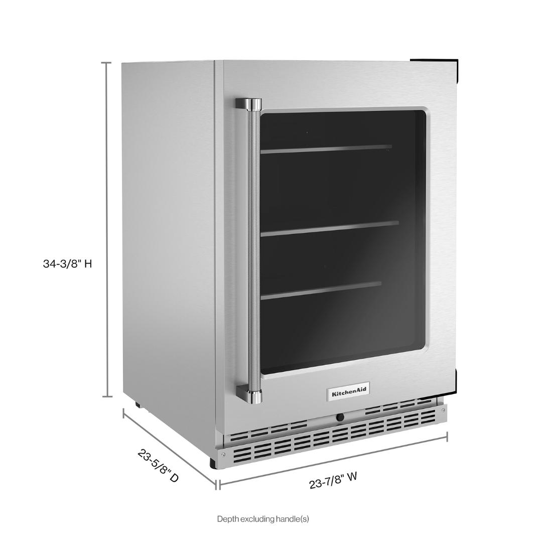 Refrigerador bajo encimera de 5.2 pies Kitchenaid - KURR324SSB - Imagen 2