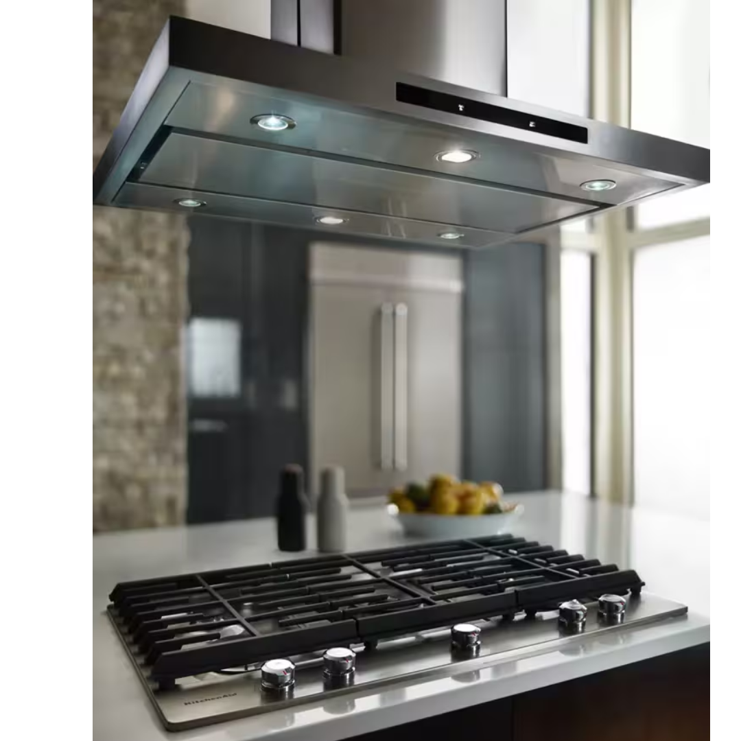 Campana de 42'' con montaje en isla y 3 velocidades Kitchenaid - KVIB602DSS - Imagen 2